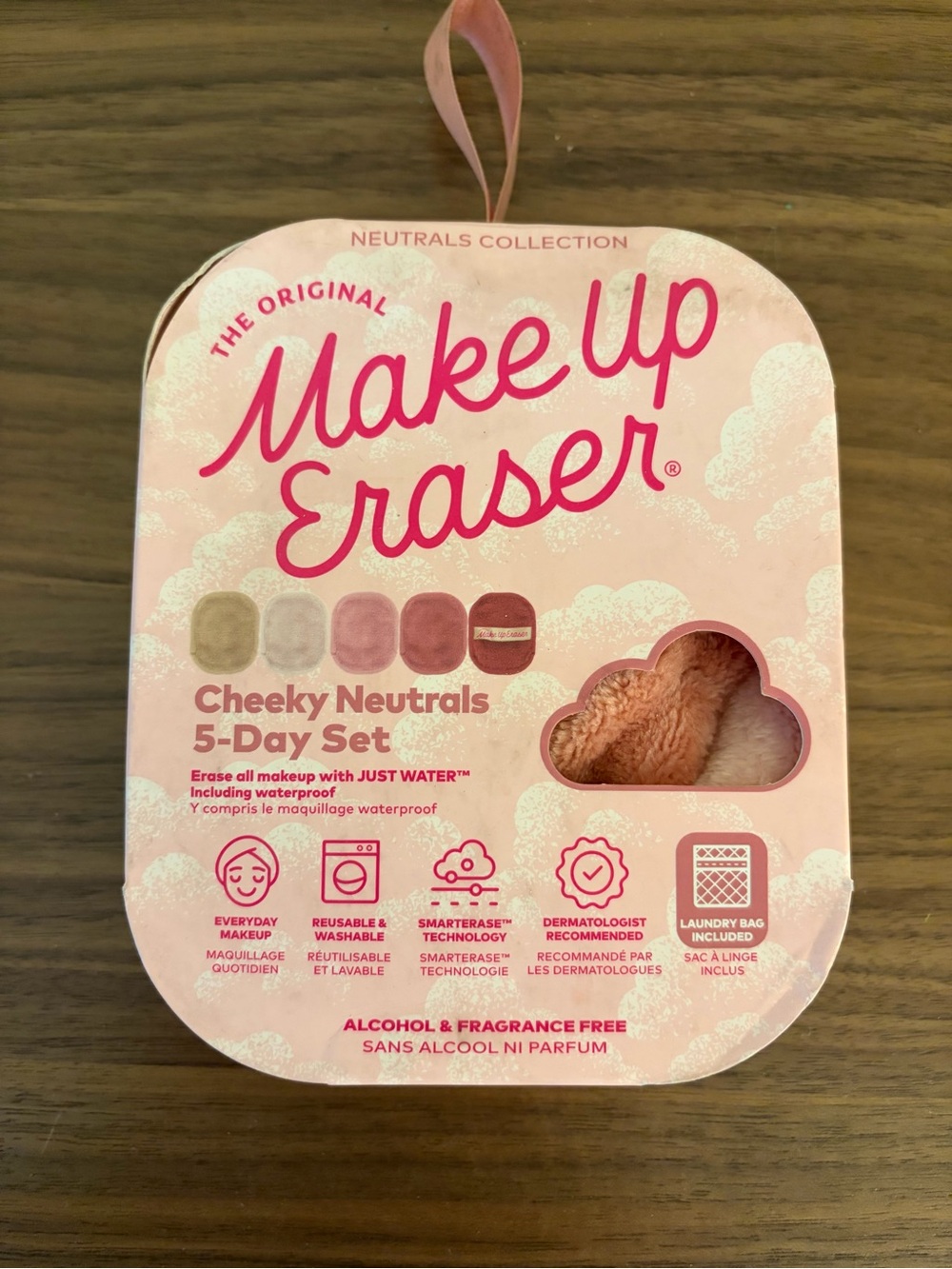 The Original MakeUp Eraser Cheeky Neutrals 5-Day Set Reusable Makeup Removers